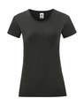 Dames T-shirt Iconic Fruit of the Loom 61-432-0 Light Graphite